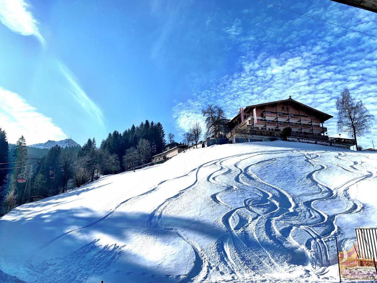 Hotel-Gasthof Zur Schoenen Aussicht Sankt Johann in Tirol Exterior foto